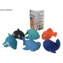 Jouets animaux en vinyle de pulvérisation d&#39;eau avec Bb pour Kis